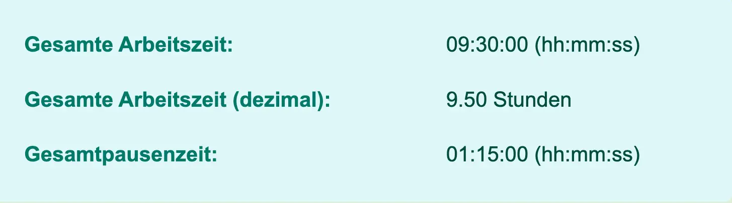 36 Stunden Woche Wieviel Im Monat